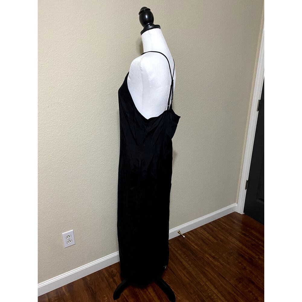 Madewell Dress Women 2 Black Crisscross Midi Slip 90s Classic Summer NWT - Picture 5 of 8